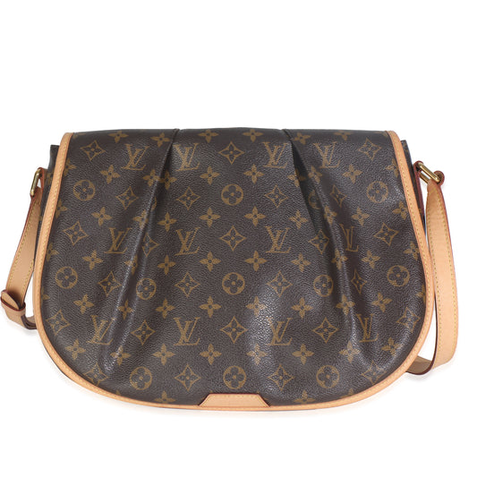 Louis Vuitton Menilmontant MM Monogram Canvas Handbag