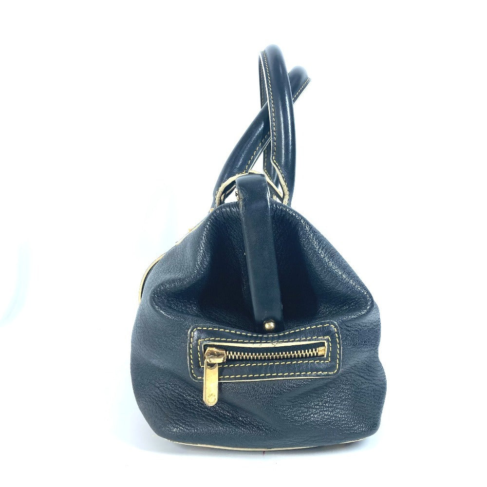 Louis Vuitton M91805 Suhari Angenieux PM Leather Black Handbag