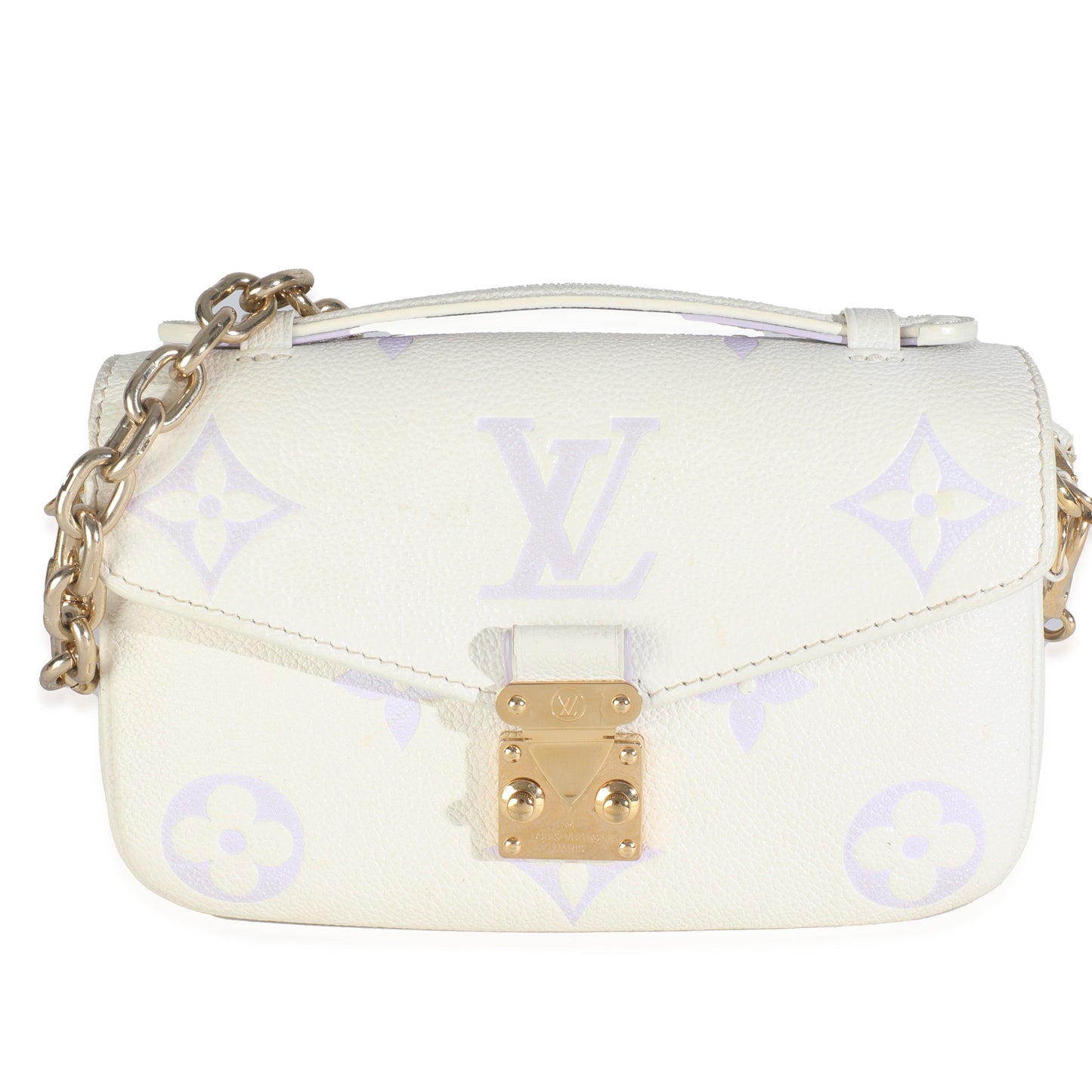 Louis Vuitton Latte Bubble Tea Giant Empreinte Monogram Clutch Bag