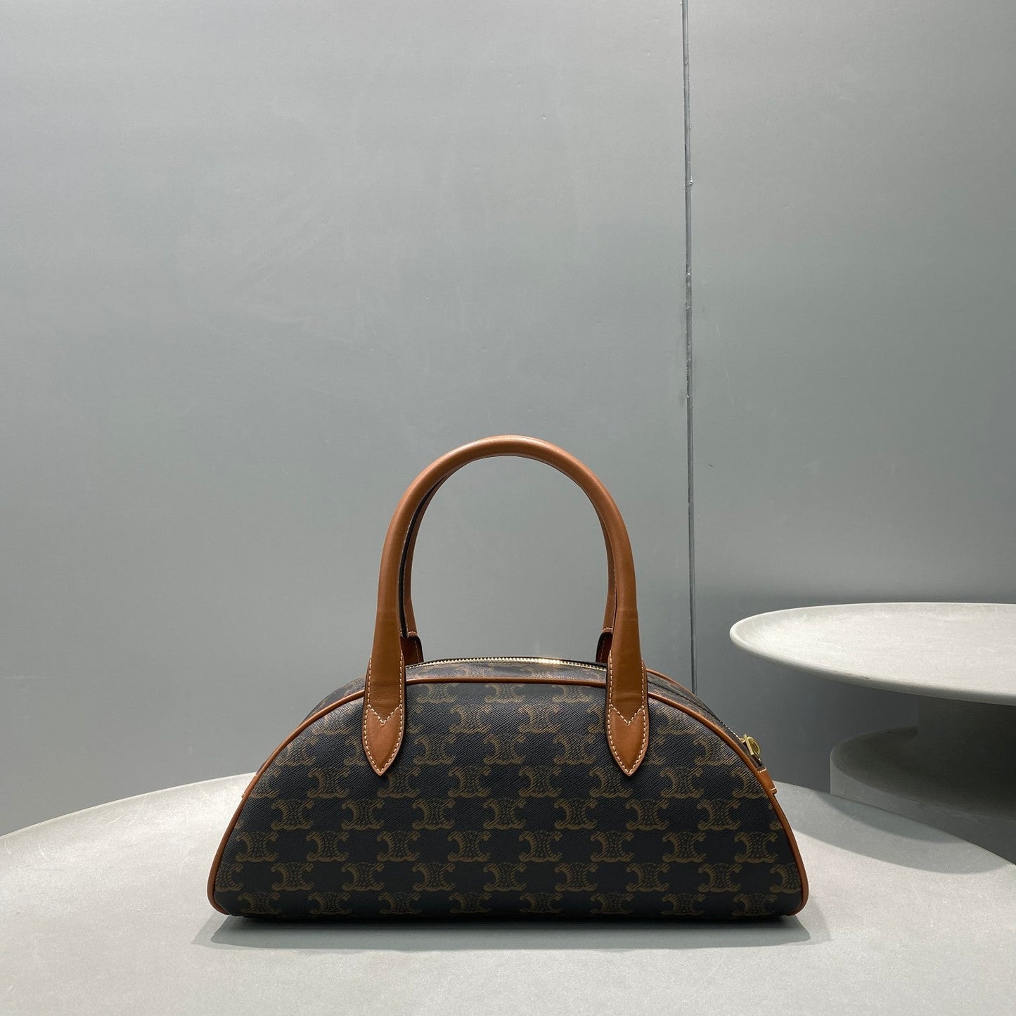 Top Quality Metop Qualityum Teckel In Triomphe Canvas Brown Travel Bag