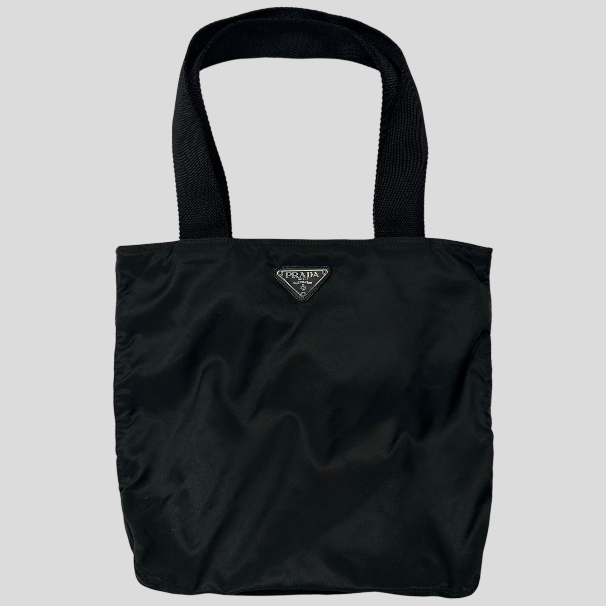 Prada Tote Bag Milano 90’s Nylon Black