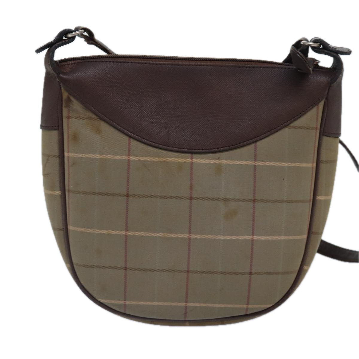 Burberry Nova Check Shoulder Bag Canvas Brown Shoulder Bag 10