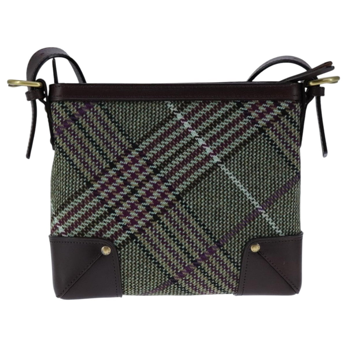 Burberry Multicolour Wool Shoulder Bag