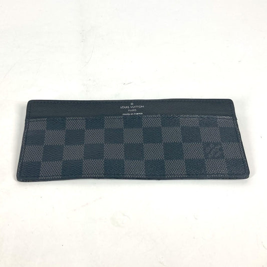 Louis Vuitton N63084 Damier Grafitto Damier Grafitte Canvas Black Wallet Case