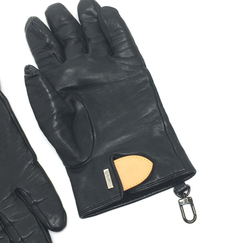 Louis Vuitton Glove Cashmere Gon staples Edition Leather Black Handbag