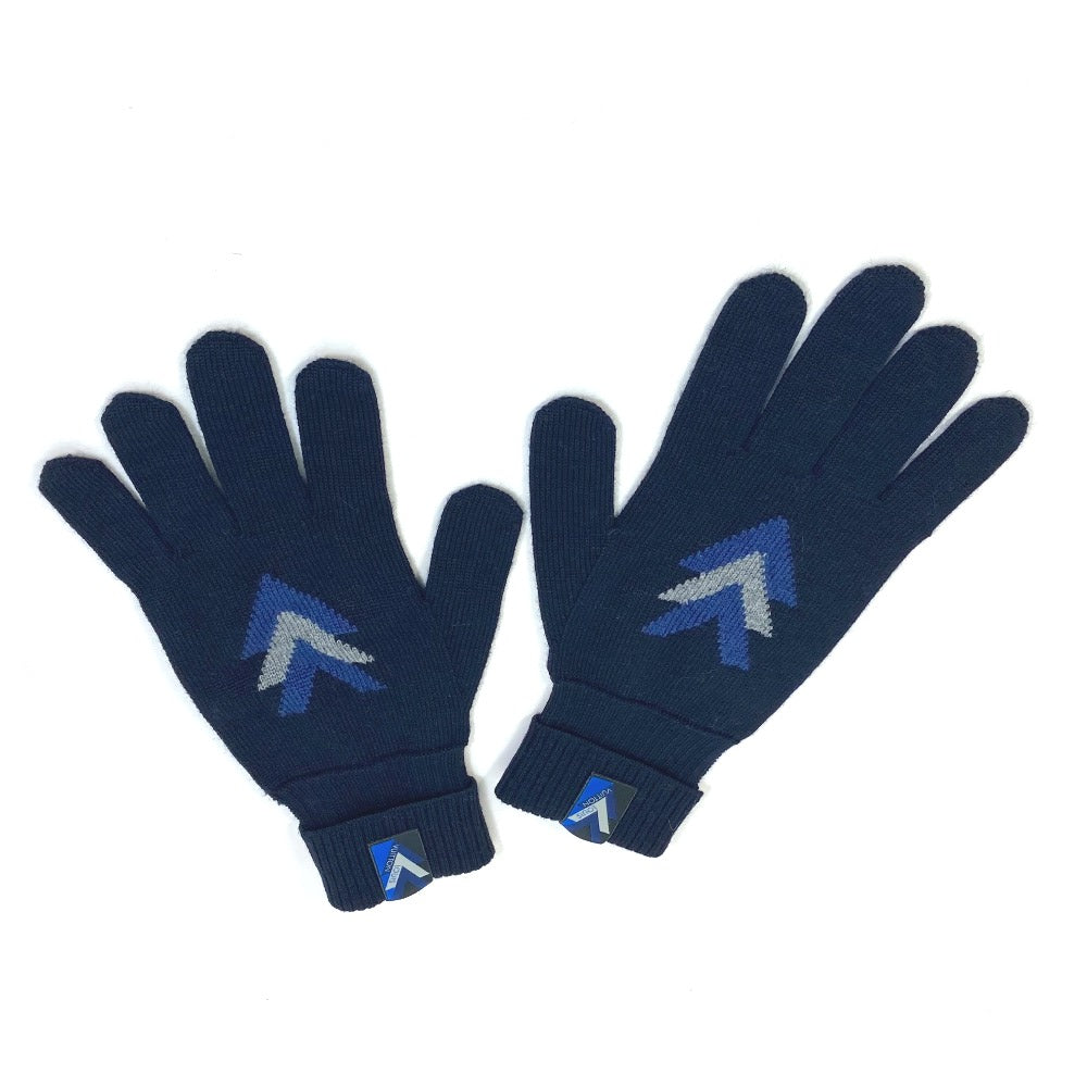 Louis Vuitton Glove M70305 Gon Triple V Wool Navy Apparel