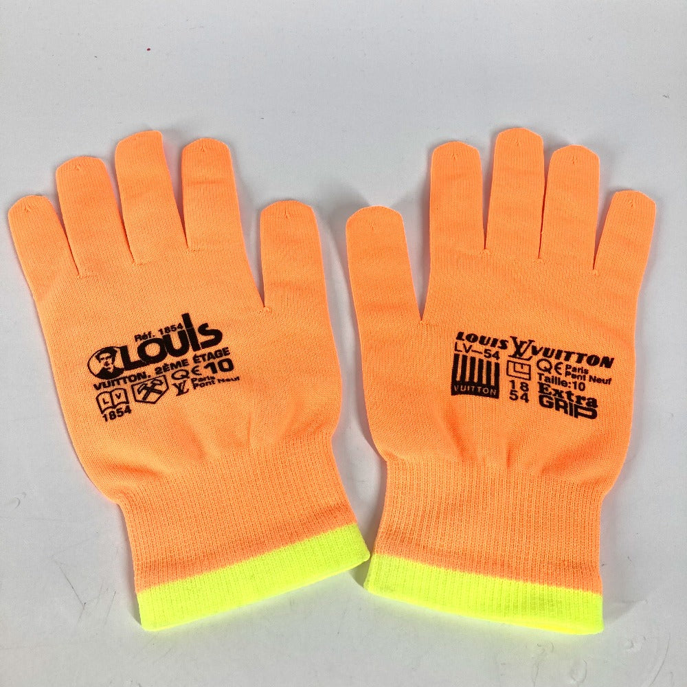 Louis Vuitton gloves Polyurethane Gon RGB Nylon Orange Handbag