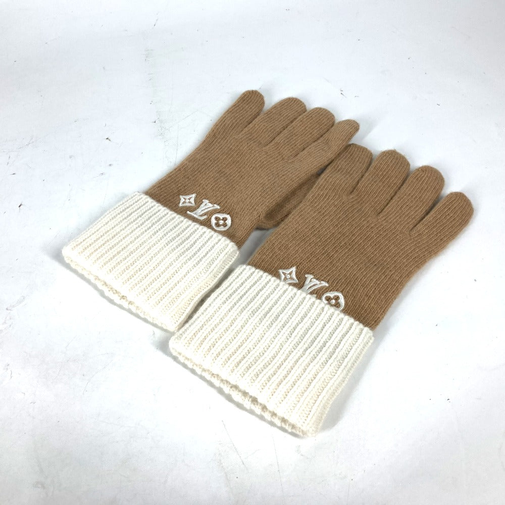 Louis Vuitton gloves M77930 By color Globe Wool Beige Apparel