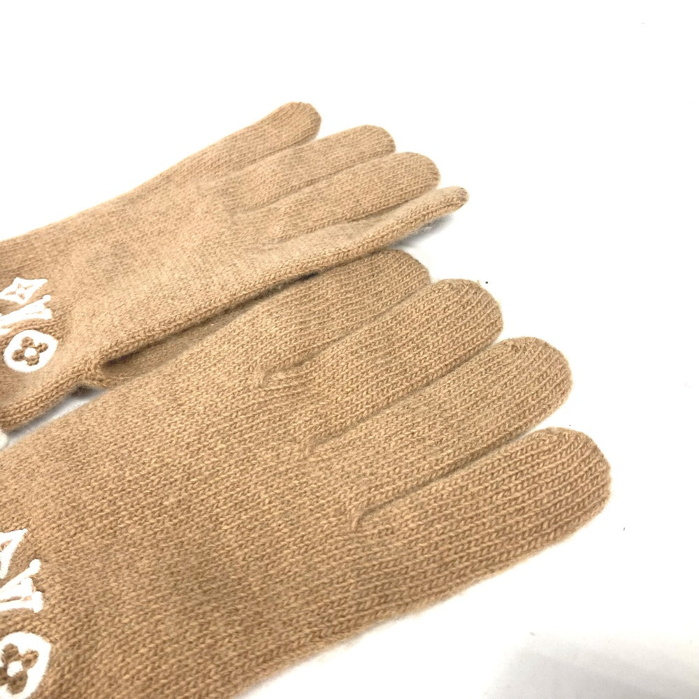 Louis Vuitton gloves M77930 By color Globe Wool Beige Apparel