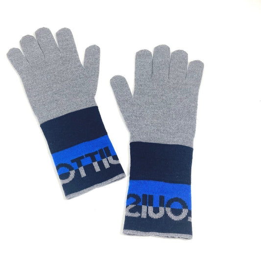 Louis Vuitton gloves M71247 Gon Horizon Wool Gray Apparel