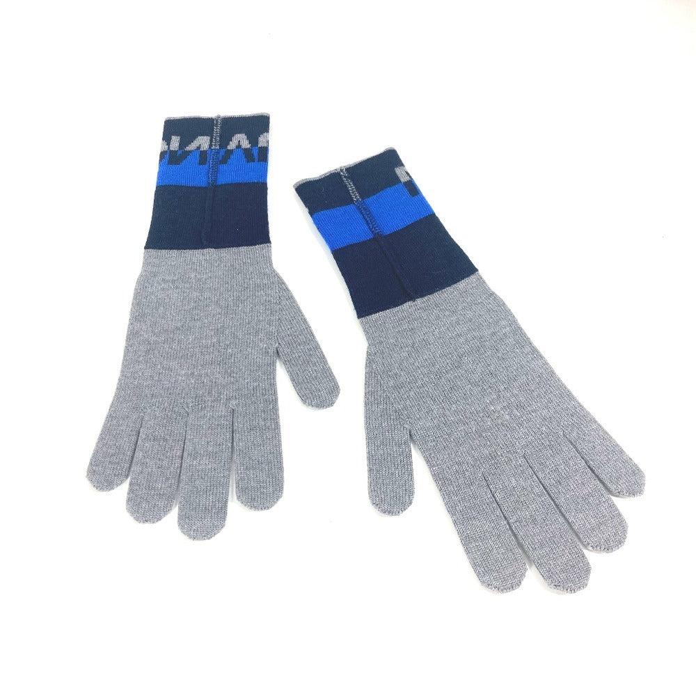 Louis Vuitton gloves M71247 Gon Horizon Wool Gray Apparel