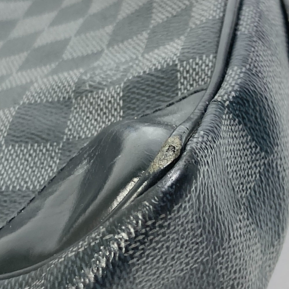 Louis Vuitton Business N41125 Damier Grafitto Damier Canvas Black Handbag