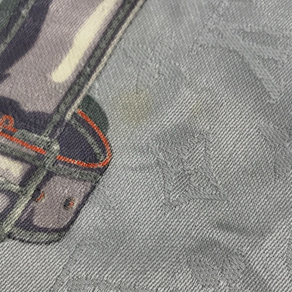 Louis Vuitton Stall M70807 silk Light Confidential Monogram Blue Handbag