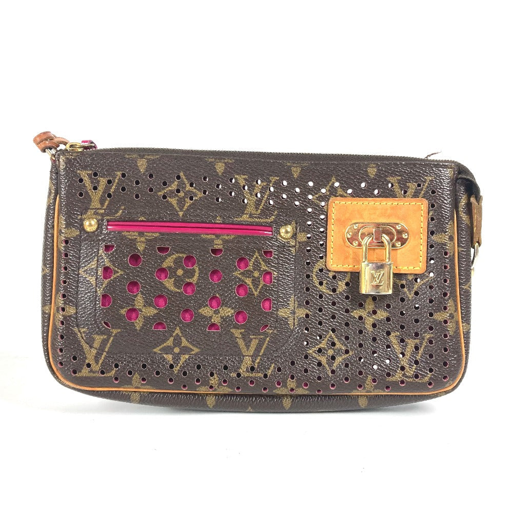 Louis Vuitton M95183 Perfo Pochette Accessories Monogram Canvas Pink Shoulder Bag