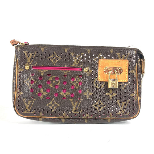 Louis Vuitton M95183 Perfo Pochette Accessories Monogram Canvas Pink Shoulder Bag