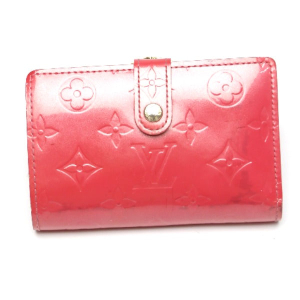 Louis Vuitton Bifold M9141F Vernis Gamaguchi Monogram Pink Wallet Case