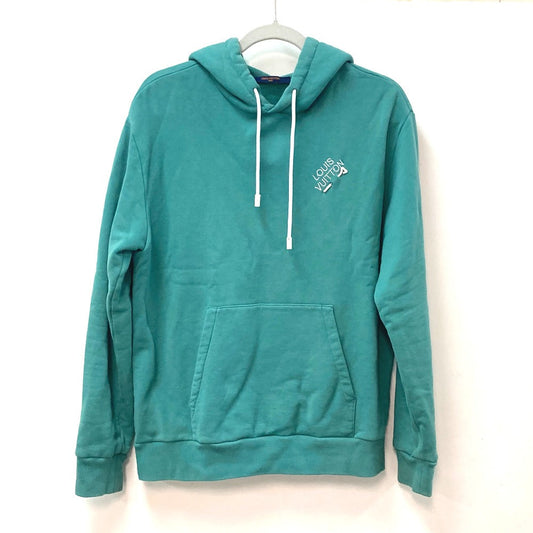 Louis Vuitton Hoodie Signature Hoodie L Cotton Blue Apparel