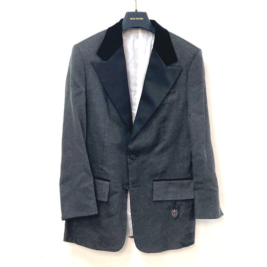 Louis Vuitton Jacket Viscose FLVE98 slit sleeve Black Apparel