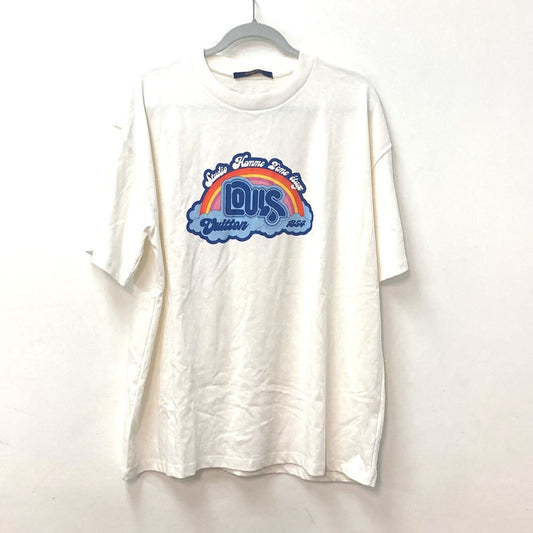 Louis Vuitton Short sleeve T-shirt 1AB4UP 23Stainless Cotton White Apparel