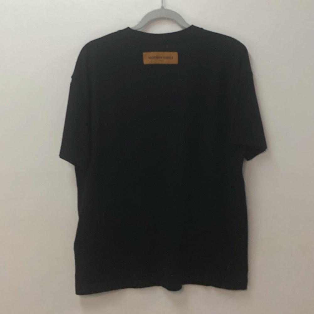Louis Vuitton Short sleeve T-shirt 1AARPB Concert Cotton Black Apparel