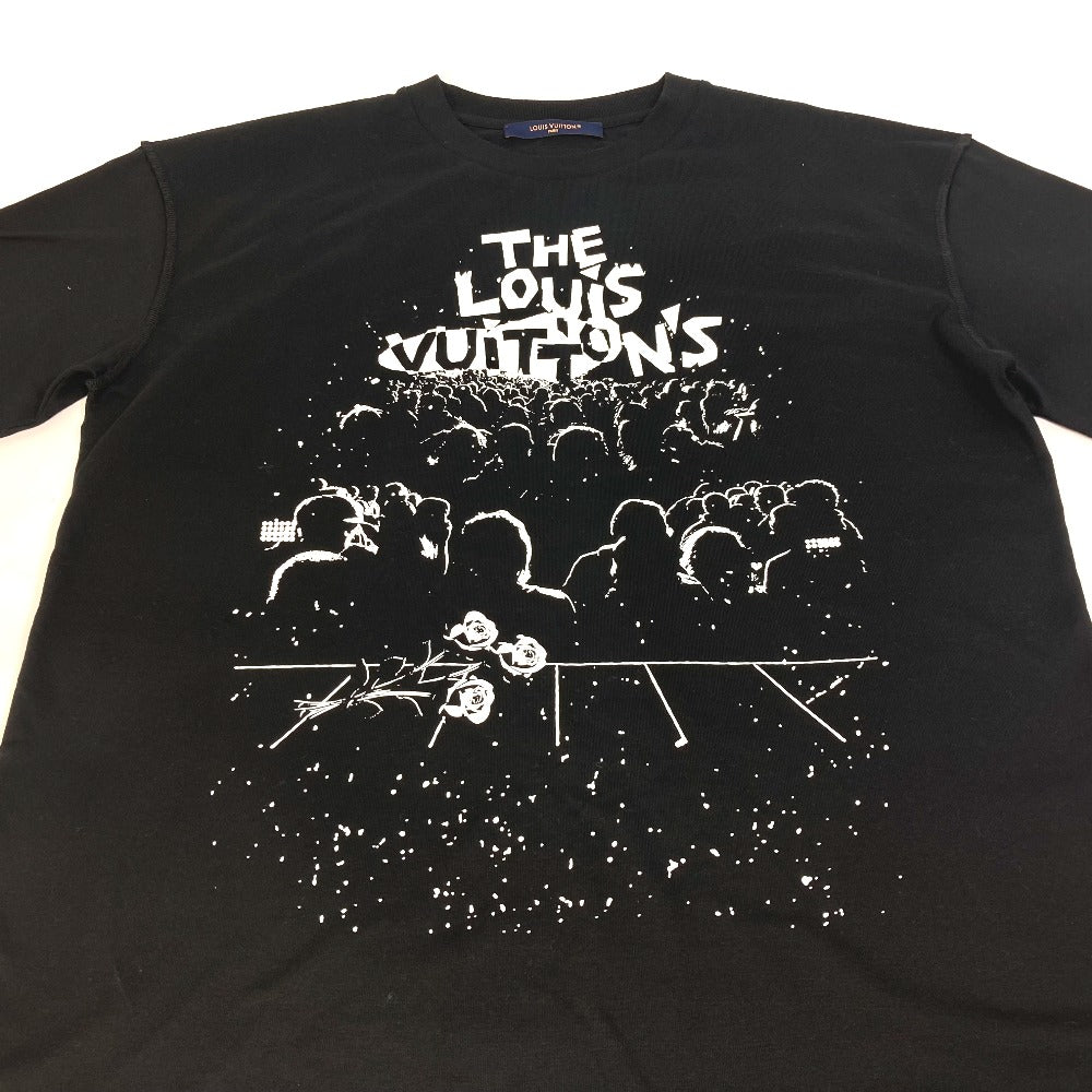 Louis Vuitton Short sleeve T-shirt 1AARPB Concert Cotton Black Apparel