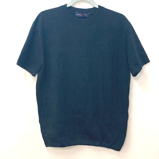 Louis Vuitton Short sleeve T-shirt Silk Virgil Cotton Black Apparel