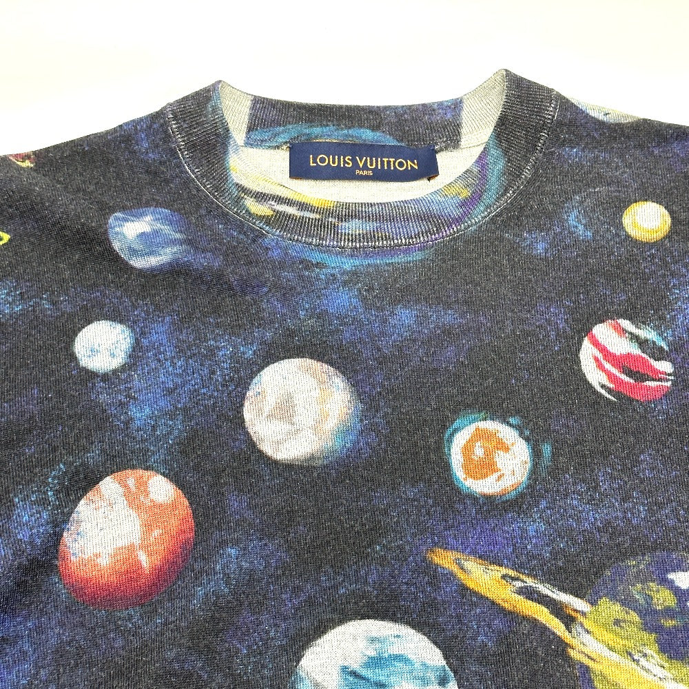 Louis Vuitton sweater RM191M Galaxy Planet print Wool Blue Apparel