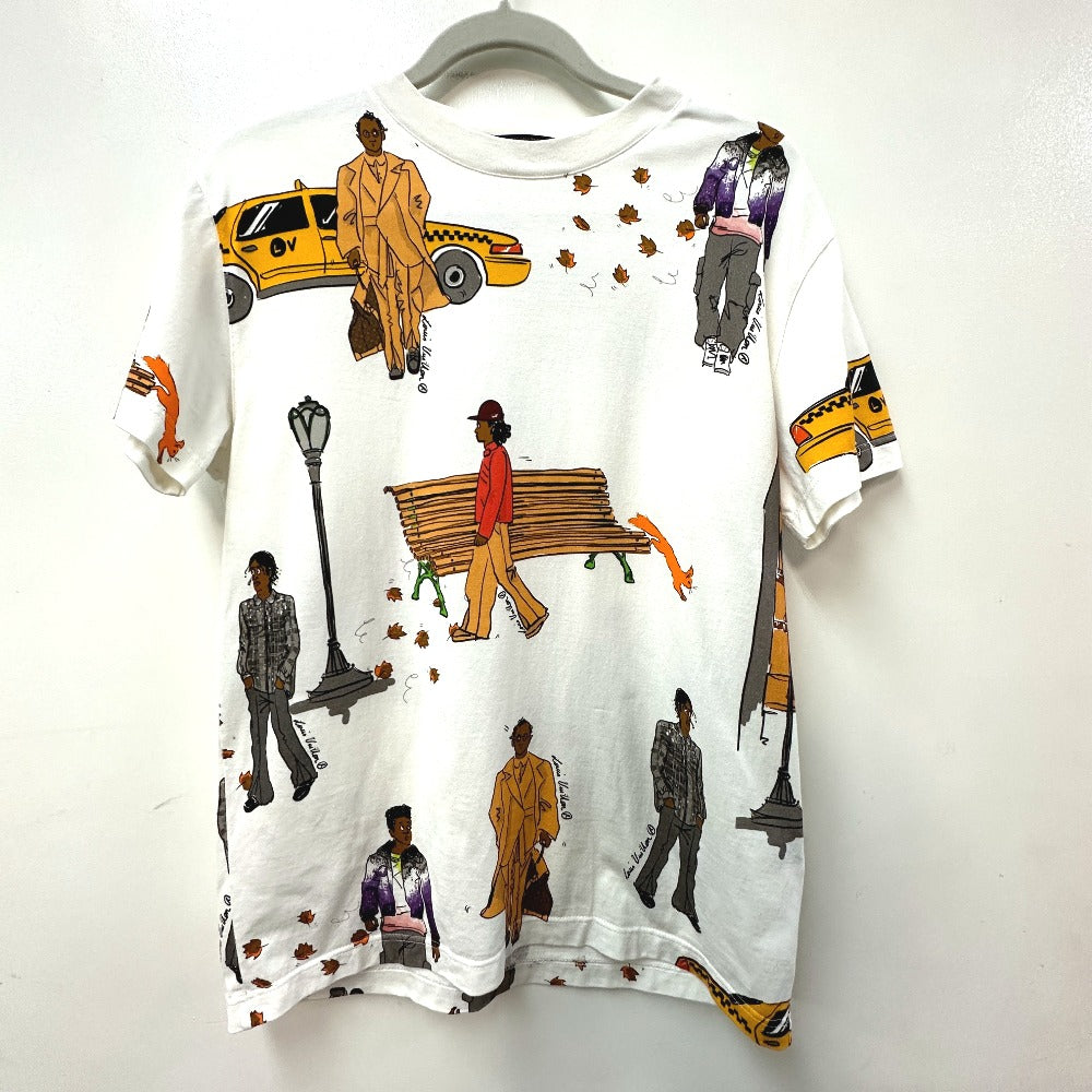 Louis Vuitton Short sleeve T-shirt New Walkers Cotton White Apparel