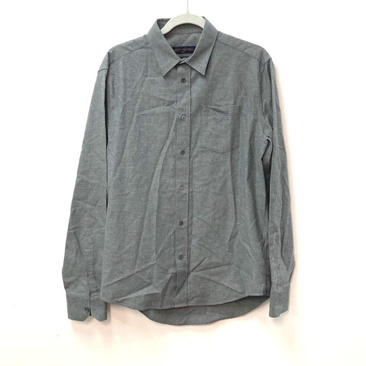 Louis Vuitton Long sleeve shirt collar flannel Cotton Gray Apparel