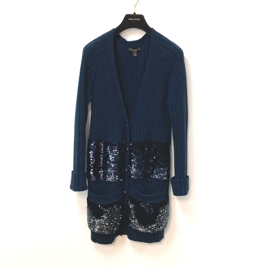 Louis Vuitton cardigan cashmere Navy Handbag