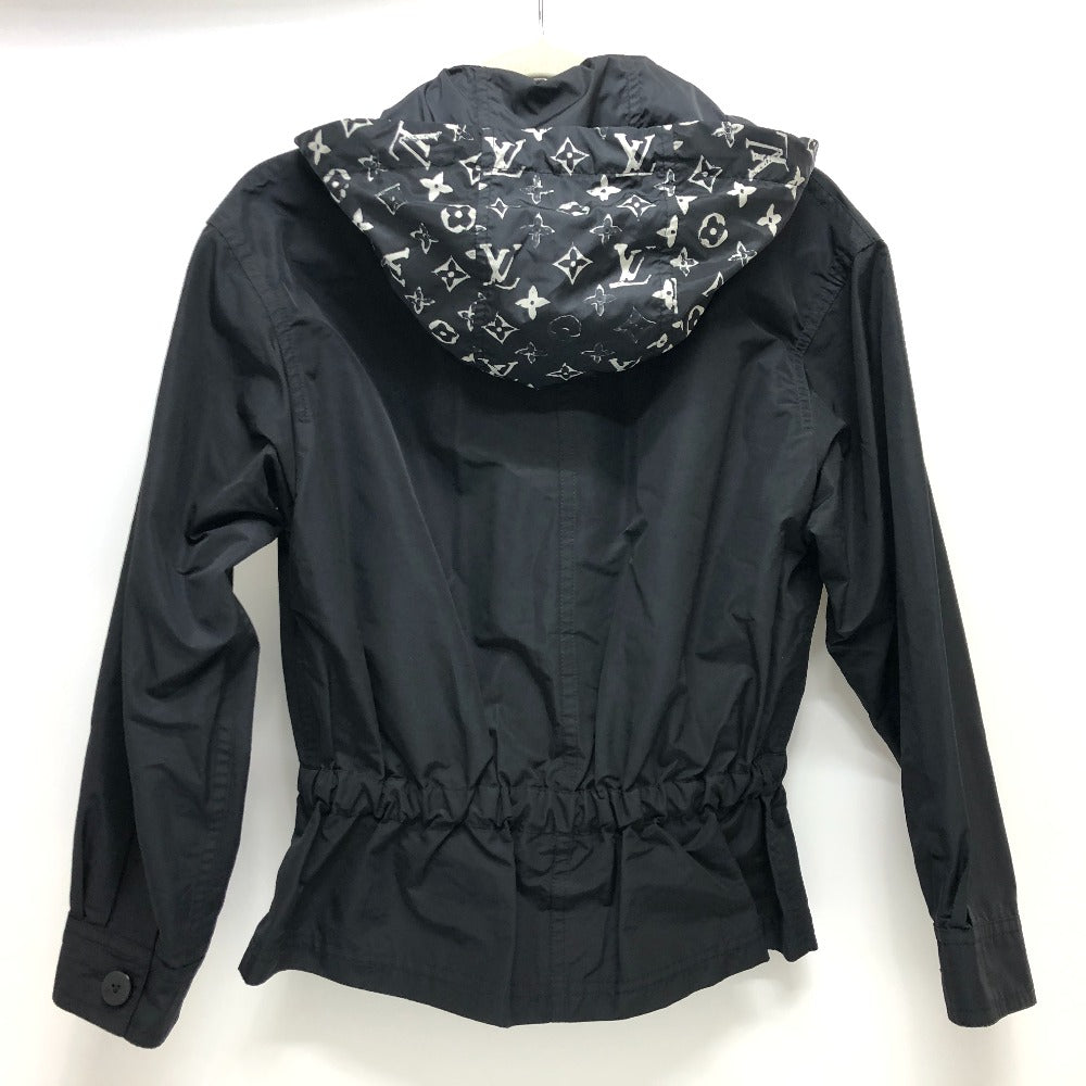 Louis Vuitton Hoodie 22W Short Hoodie 34 Nylon Black Apparel