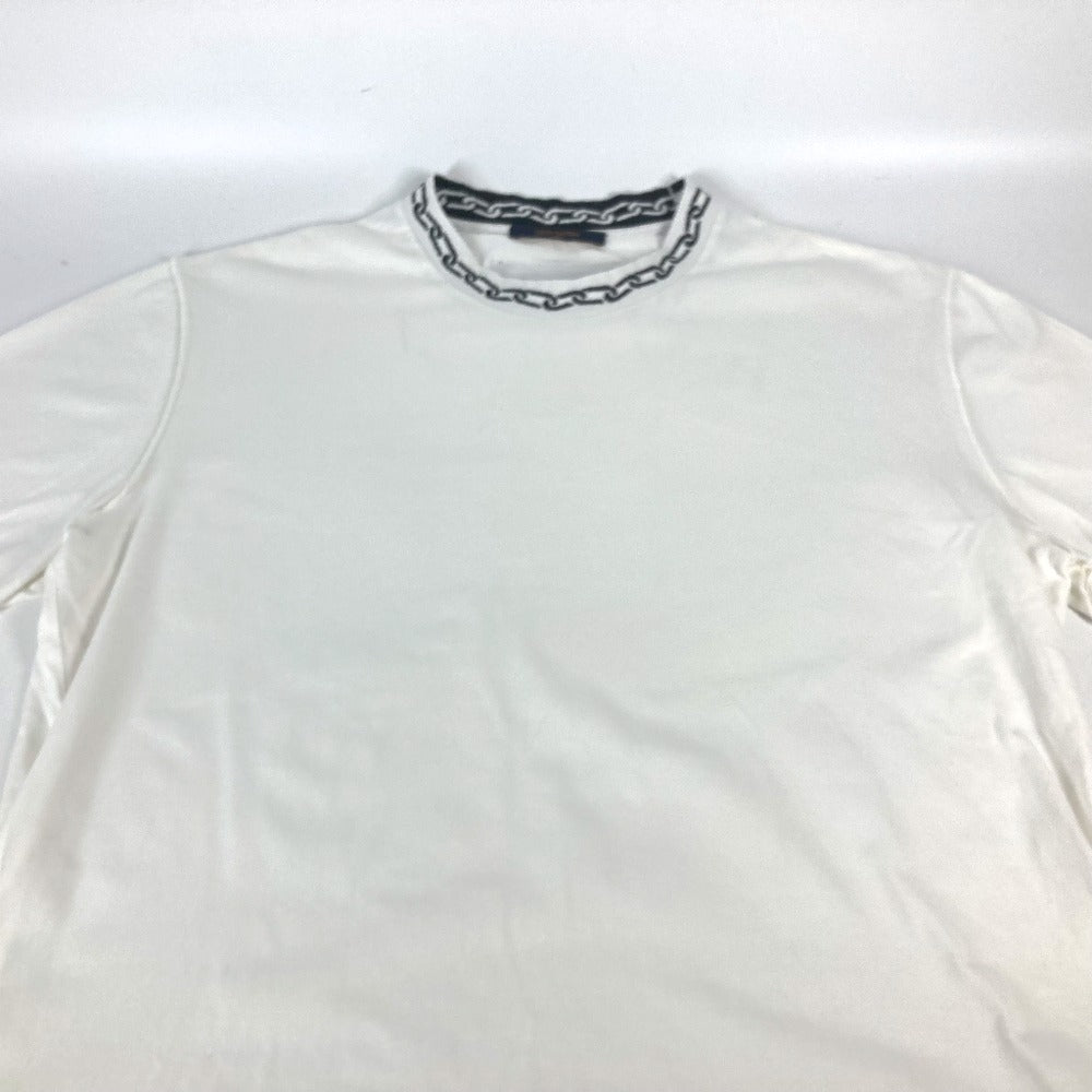 Louis Vuitton Short sleeve T-shirt Design XXL Cotton White Chain Apparel