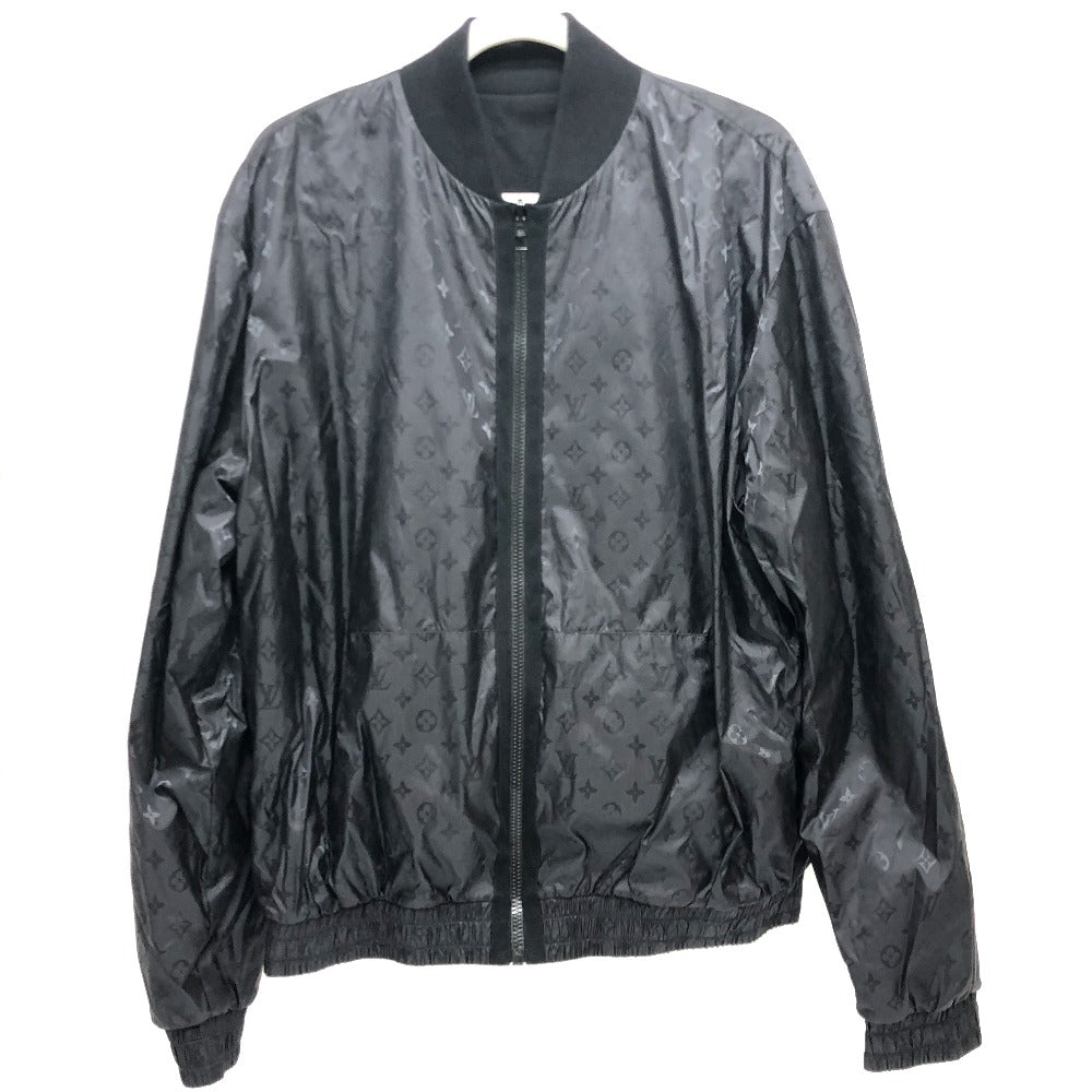 Louis Vuitton jacket RM241Q reversible L Monogram Nylon Cotton Black Apparel