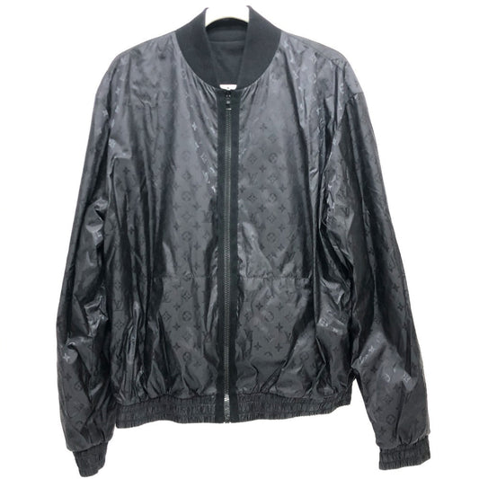 Louis Vuitton jacket RM241Q reversible L Monogram Nylon Cotton Black Apparel