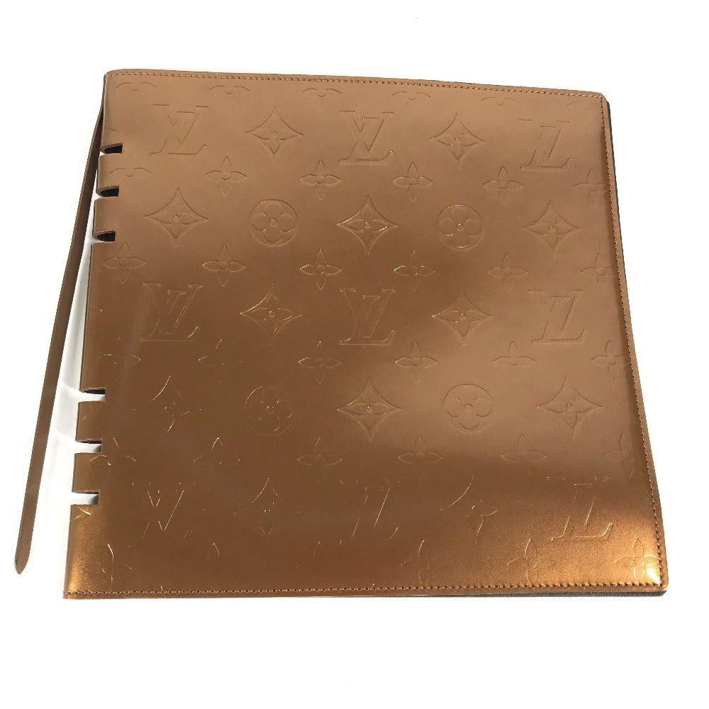 Louis Vuitton Note cover Vernis Book Monogram Brown Handbag
