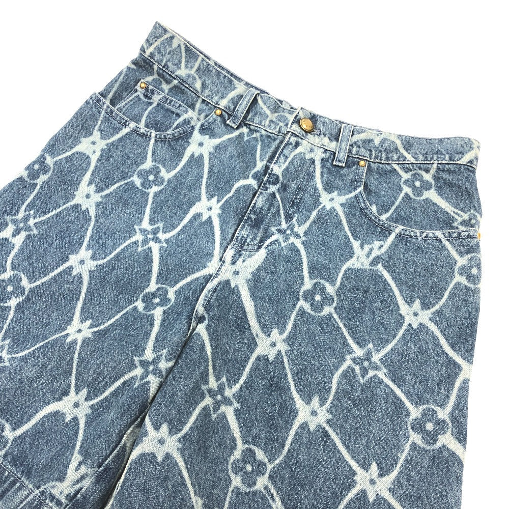 Louis Vuitton 1AFQFD print 28 Monogram Denim Blue Apparel