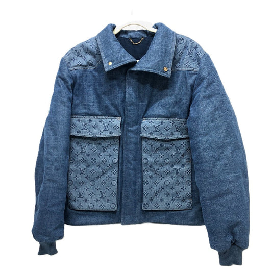 Louis Vuitton Jacket RM231M SU0 HOB11E 23Stainless Monogram Denim Blue Apparel