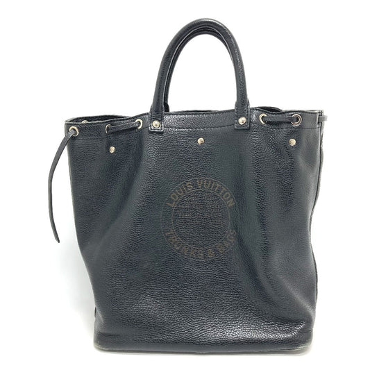 Louis Vuitton M95252 Tobago T & B Leather Black Tote Bag