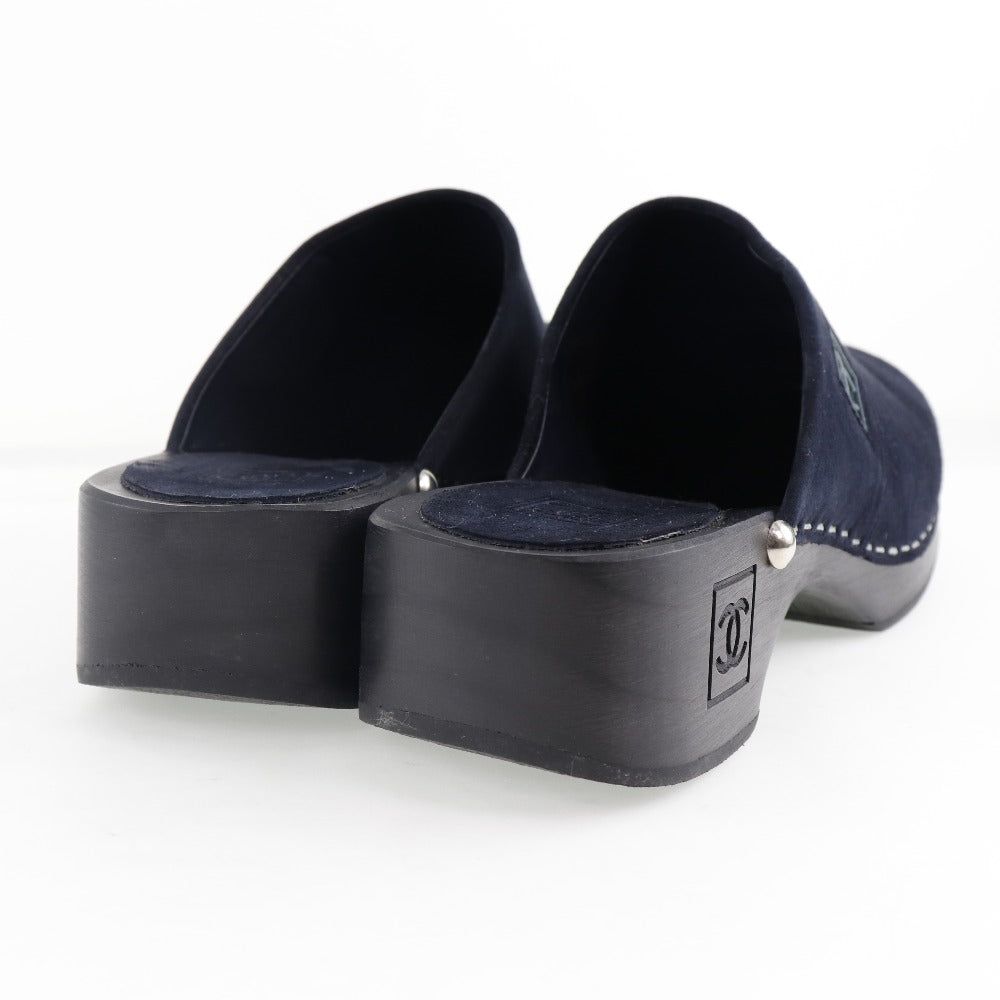 Suede Clog Sandals Shoes