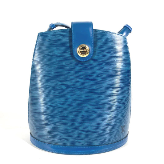 Louis Vuitton M52255 Epi Cluny Leather Blue Shoulder Bag 12