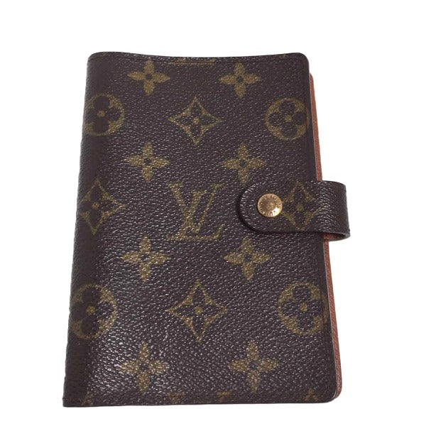 Louis Vuitton Notebook cover R20005 Agenda PM Monogram Canvas Brown Handbag