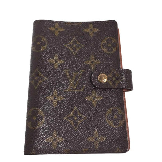 Louis Vuitton Notebook cover R20005 Agenda PM Monogram Canvas Brown Handbag