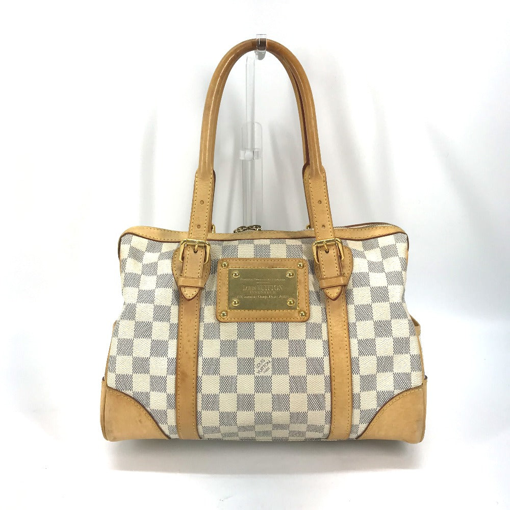 Louis Vuitton N52001 Damier Azur Damier Azur Canvas White Handbag