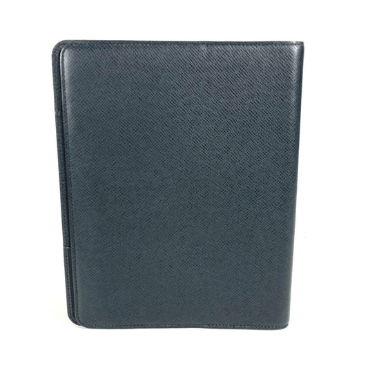 Louis Vuitton Note cover R20409 Taiga Leather Black Handbag 16