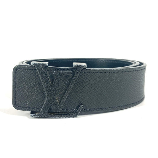 Louis Vuitton M6897V Taiga Santur Initial Leather Black Belt
