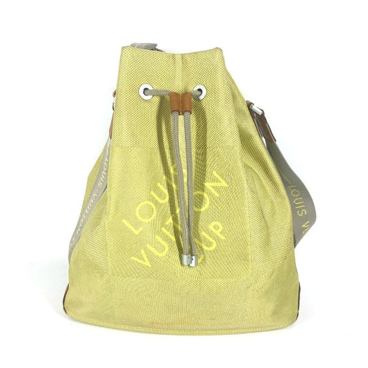 Louis Vuitton M80635 Damier Jean yellow Cup Canvas Shoulder Bag