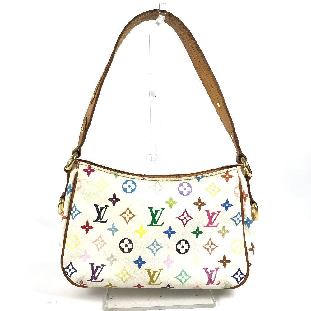 Louis Vuitton M40053 Lodge PM Monogram Canvas White Multicolor Shoulder Bag