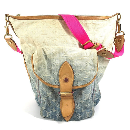 Louis Vuitton M93184 Gradient Sunburst PM Monogram Denim Blue Shoulder Bag 7
