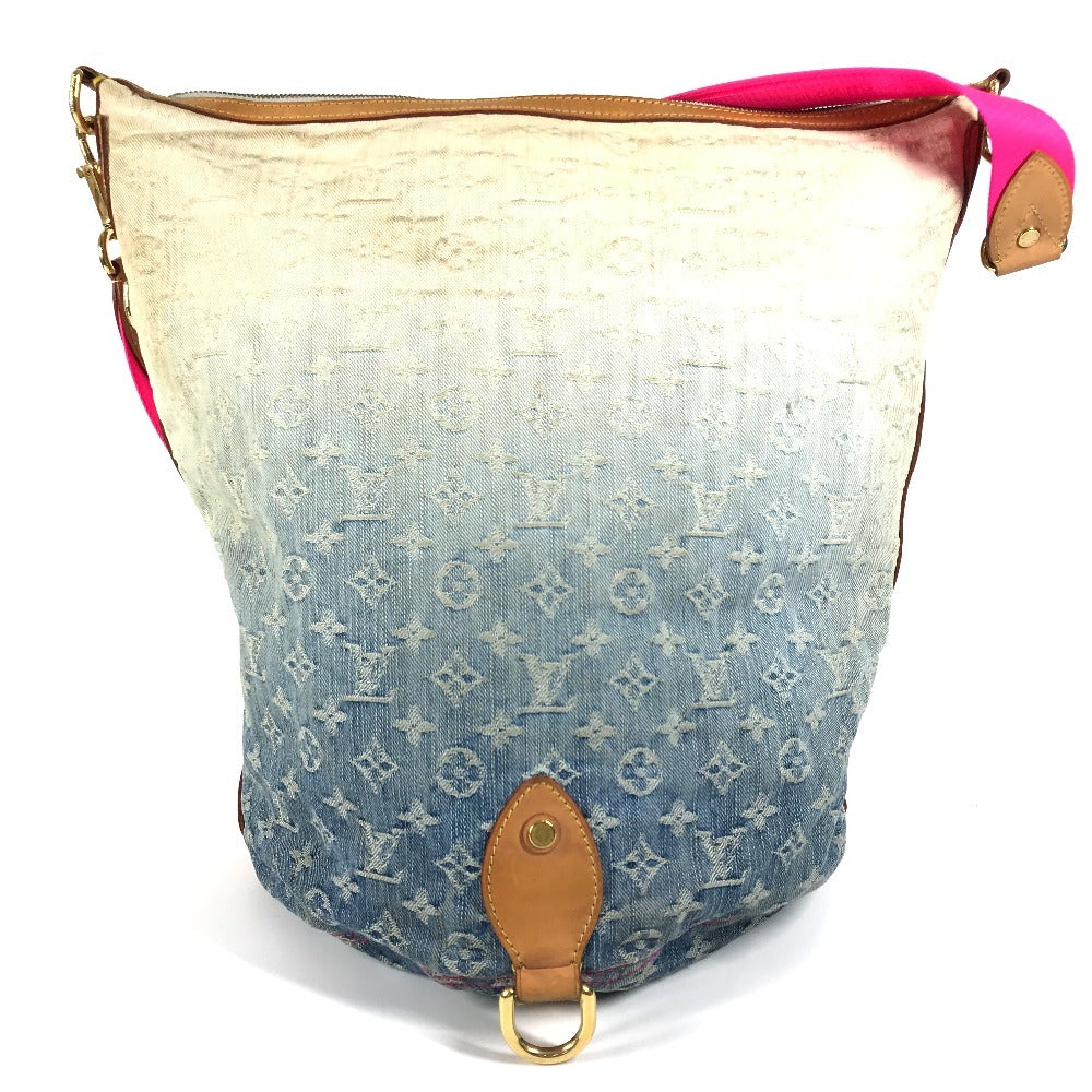Louis Vuitton M93184 Gradient Sunburst PM Monogram Denim Blue Shoulder Bag 7
