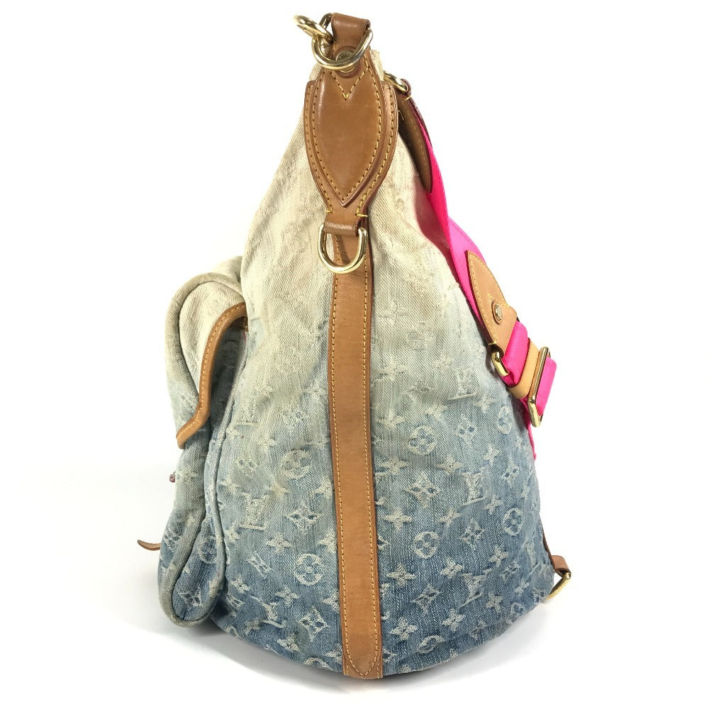 Louis Vuitton M93184 Gradient Sunburst PM Monogram Denim Blue Shoulder Bag 7